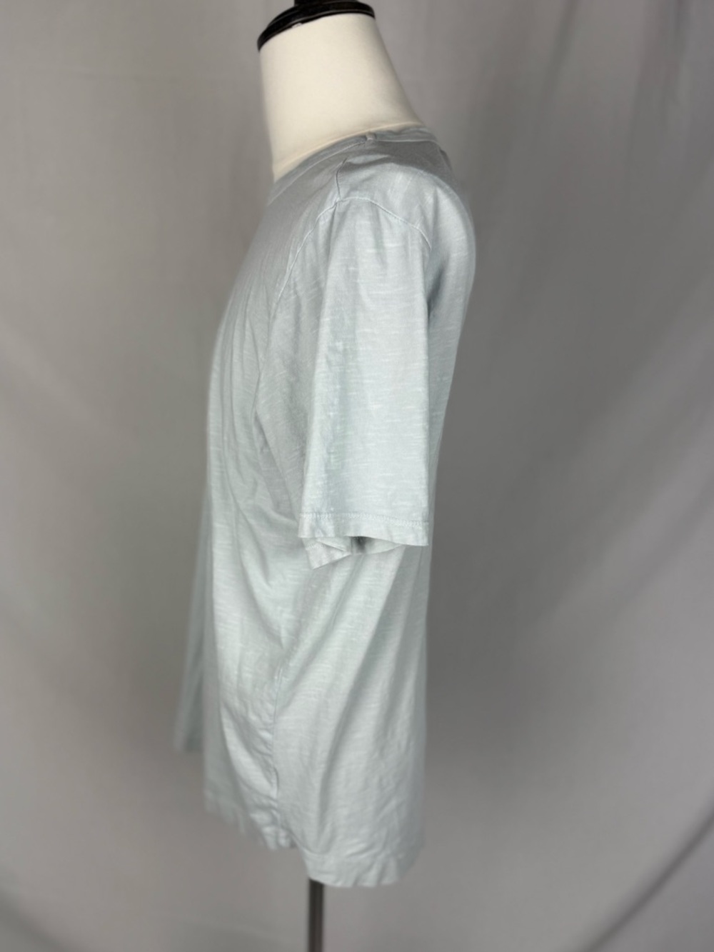 BUCK MASON PIMA CLASSIC TEE, MEN’S LARGE/TALL,LIGHT BLUE - Picture 6 of 7